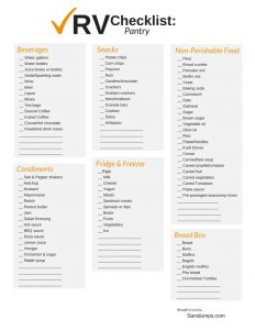 RV Checklists Everyone Needs – RV NANA | LIVING THE RV LIFE