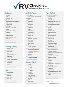 RV Checklists Everyone Needs – RV NANA | LIVING THE RV LIFE